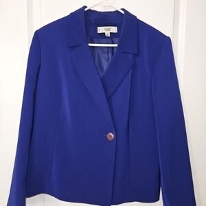 Le Suit Cobalt Blue Women's Blazer
